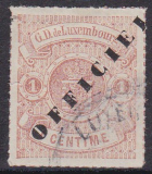 Luxemburg Dienst Mi.-Nr. 1 II oo