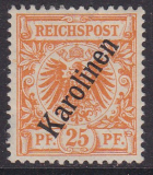 Dt. Kol. Karolinen Mi.-Nr. 5 II a *