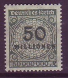 Deutsches Reich Mi.-Nr. 321 A Wb ** gepr. INFLA