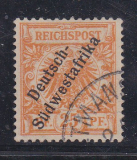 Dt. Kol. Südwestafrika Mi.-Nr. 9 a oo Fotobefund