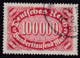 Deutsches Reich Mi.-Nr. 257 I oo gepr. INFLA