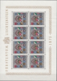 Liechtenstein Kleinbogen Mi.-Nr. 590 I**
