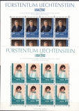 Liechtenstein Kleinbogen Mi.-Nr. 797/98 **