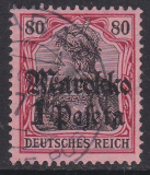 Dt. Kol. Marocco Mi.-Nr. 54 oo
