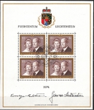Liechtenstein Kleinbogen Mi.-Nr. 614 I oo