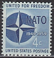 NATO 1959 USA Mi.-Nr. 750 **
