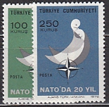 NATO 1972 Türkei Mi.-Nr. 2250/1 **