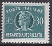 Italien - Gebührenmarken Brief - Mi.-Nr. 12 **