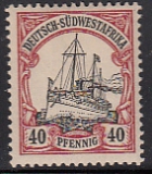 Dt. Kol. Südwestafrika Mi.-Nr. 17 *