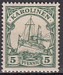 Dt. Kol. Karolinen Mi.-Nr. 8 *