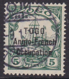 Dt. Kol. Togo brit. Bes. Mi.-Nr. 17 oo