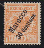 Dt. Kol. Marokko Mi.-Nr. 5 a *