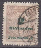Deutsches Reich Mi.-Nr. 326 B P oo gepr. INFLA