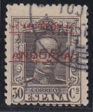 sp. Andorra Mi.-Nr. 7 A oo