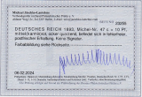 Deutsches Reich Mi.-Nr. 47 c ** Fotobefund
