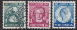 Württ - Mi.-Nr. 44/46 oo gepr. BPP