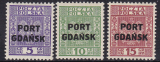 Danzig Port Gdansk Mi.-Nr. 26/28 *