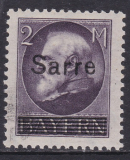 Saar Mi.-Nr. 28 b ** gepr. VP