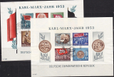 DDR Jahrgang 1953 gestempelt