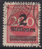 Deutsches Reich Mi.-Nr. 309 B P a oo Kurbefund