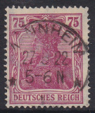 Deutsches Reich Mi.-Nr. 197 b oo gepr. INFLA Zahnfehler