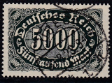 Deutsches Reich Mi.-Nr. 256 d oo gepr. INFLA