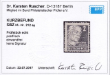 SBZ Mi.-Nr. 212 ay ** Kurzbefund