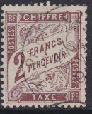 Frankreich Mi.-Nr. Porto 25 oo