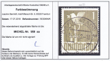 Alli.Bes. Mi.-Nr. 959 aa oo Befund