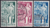 Baden Mi.-Nr. 50/52 oo gepr. BPP