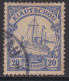 Dt. Kol. Kiautschou Mi.-Nr. 8 oo