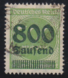 Deutsches Reich Mi.-Nr. 307 A oo Fotoattest
