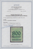 Deutsches Reich Mi.-Nr. 307 A oo Fotoattest
