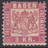 Baden Mi.-Nr. 18 (*)