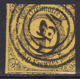 Thurn & Taxis Mi.-Nr. 10 a I oo