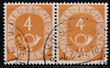 Bund Mi.-Nr. 124 oo Paar