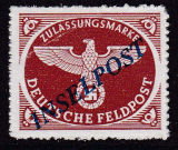 Deutsches Reich Feldpost Mi.-Nr. 10 B b I **