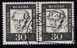 Berlin Mi.-Nr. 206 oo Paar gepr. BPP