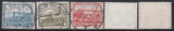 Deutsches Reich Mi.-Nr. 474/78 oo gepr. BPP