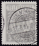 Luxemburg Telegraphenmarken Mi.-Nr. 1 A oo