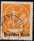 Deutsches Reich Mi.-Nr. 136 II oo gepr. BPP