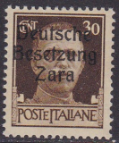 Deutsche Besetzung Zara Mi.-Nr. 6 I ** gepr. BPP