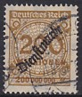 Deutsches Reich Dienst Mi.-Nr. 83 a oo gepr. INFLA