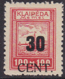 Memel Mi.-Nr. 196 **