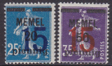 Memel Mi.-Nr. 47/48 **