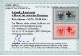 Dt.Bes. Laibach Mi.-Nr. 29/30 ** Fotobefund