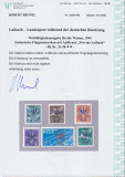 Dt.Bes. Laibach Mi.-Nr. 33/38 ** Fotoattest