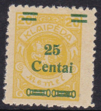 Memel Mi.-Nr. 215 II ** gepr. BPP