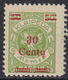 Memel Mi.-Nr. 226 II ** gepr. BPP