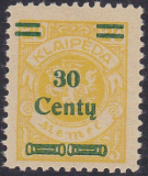 Memel Mi.-Nr. 223 II e ** gepr. BPP